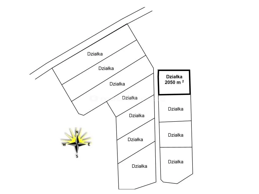 Działka 2 050,00 m², oferta nr , SUGY064, Ostrowite