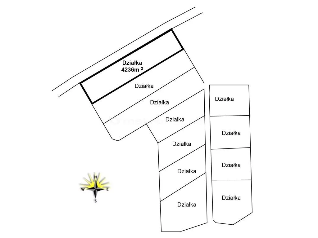 Działka 4 236,00 m², oferta nr , DERU954, Ostrowite