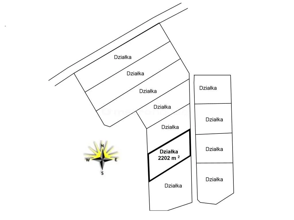 Działka 2 202,00 m², oferta nr , BOGU793, Ostrowite