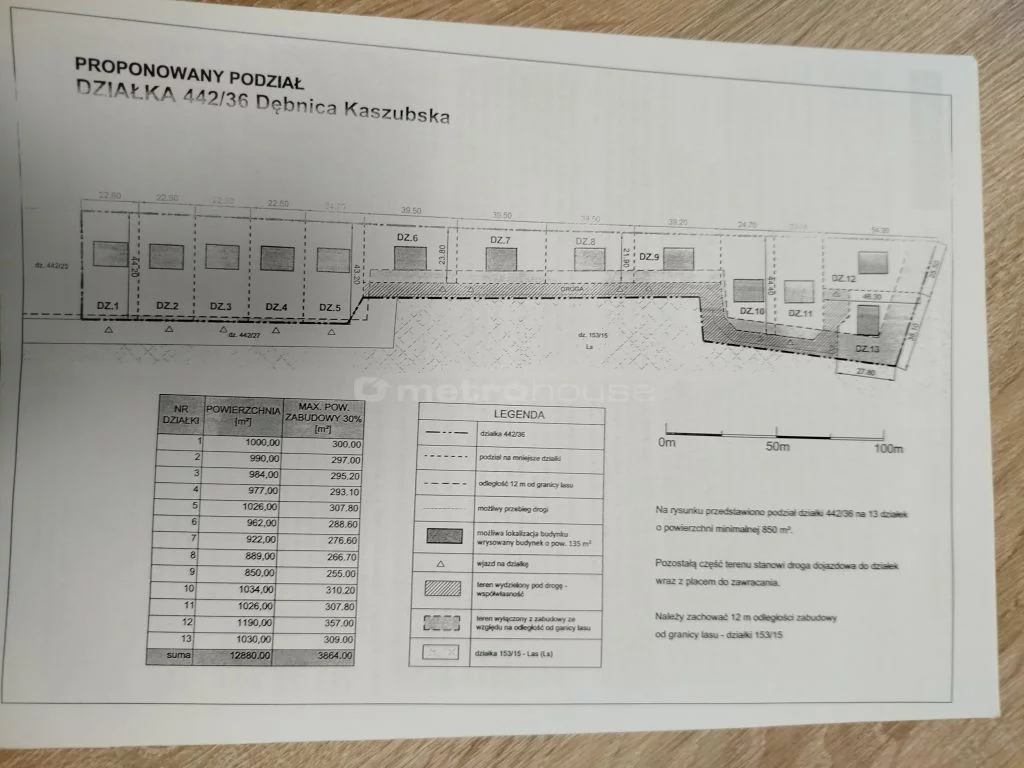 Działka 14 790,00 m², oferta nr , SGGIVA713, Dębnica Kaszubska, Parkowa