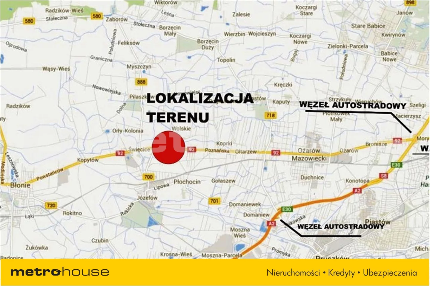 Działka 29 000,00 m², oferta nr , MEKO460, Płochocin