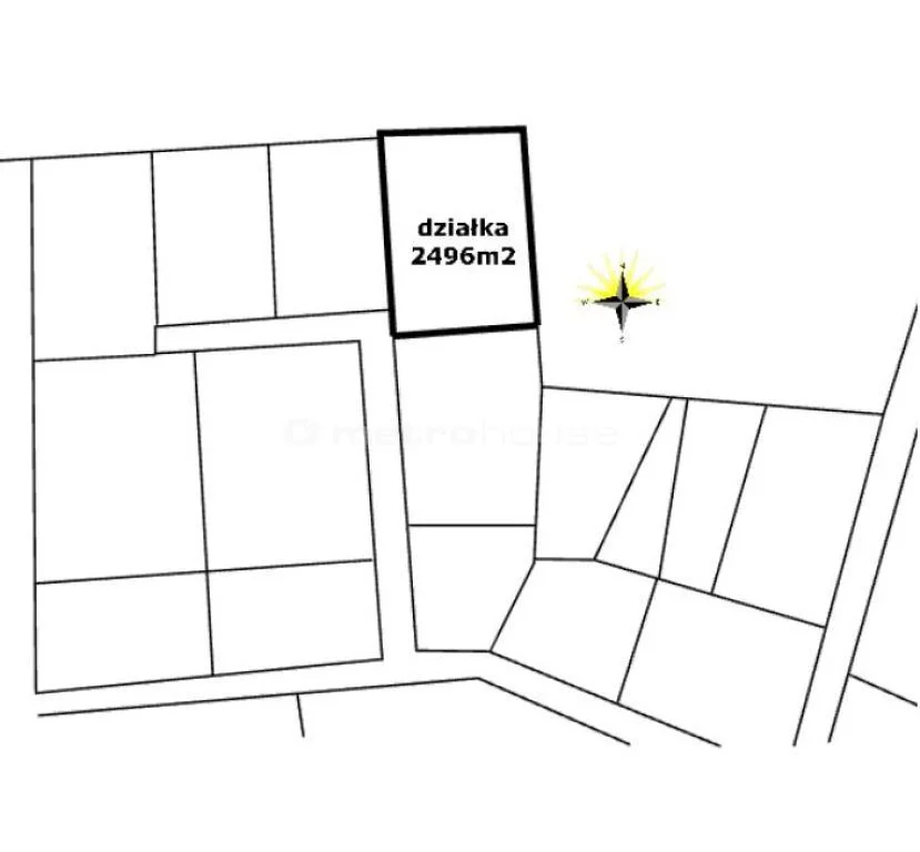 Działka 2 496,00 m², oferta nr , XIFI161, Płozy