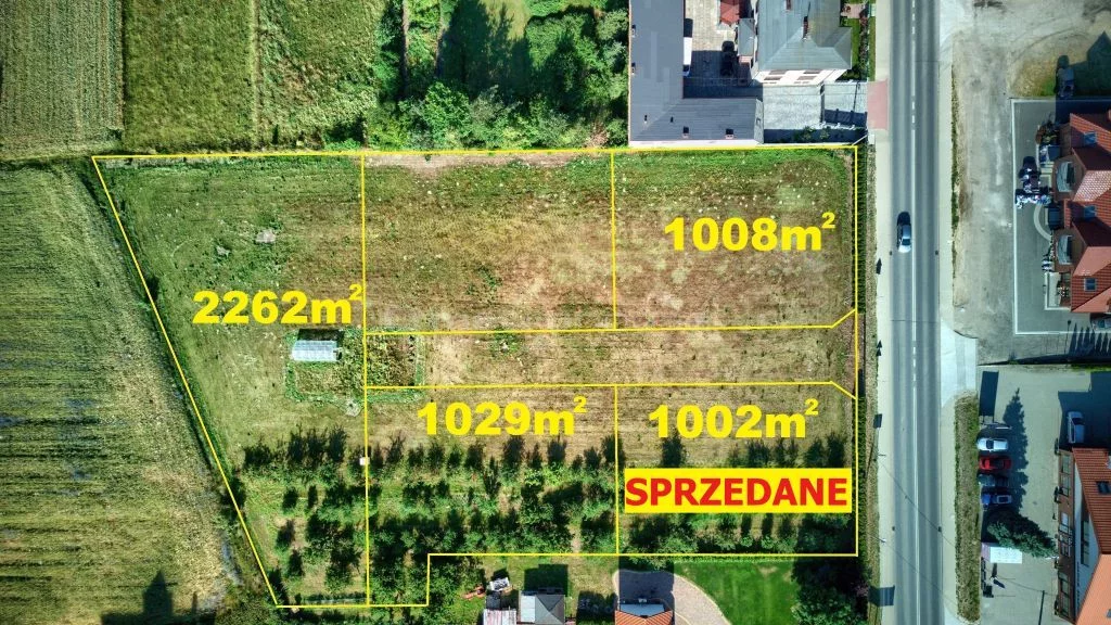 Działka 1 029,00 m², oferta nr , SGBASO624, Kurowice, Pocztowa