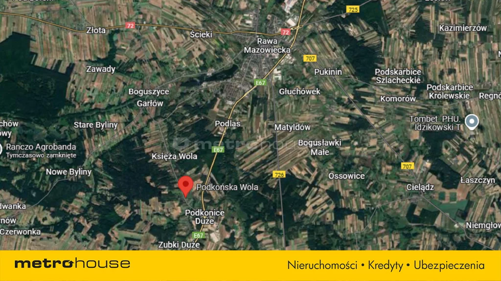 Działka 1 298,00 m², oferta nr , SGHIVY981, Podkońska Wola