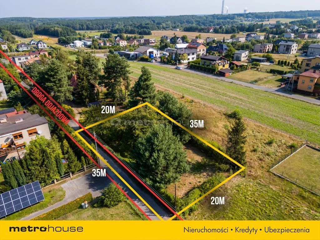 Działka 708,00 m², oferta nr , SGNEZE856, Jejkowice, Poprzeczna