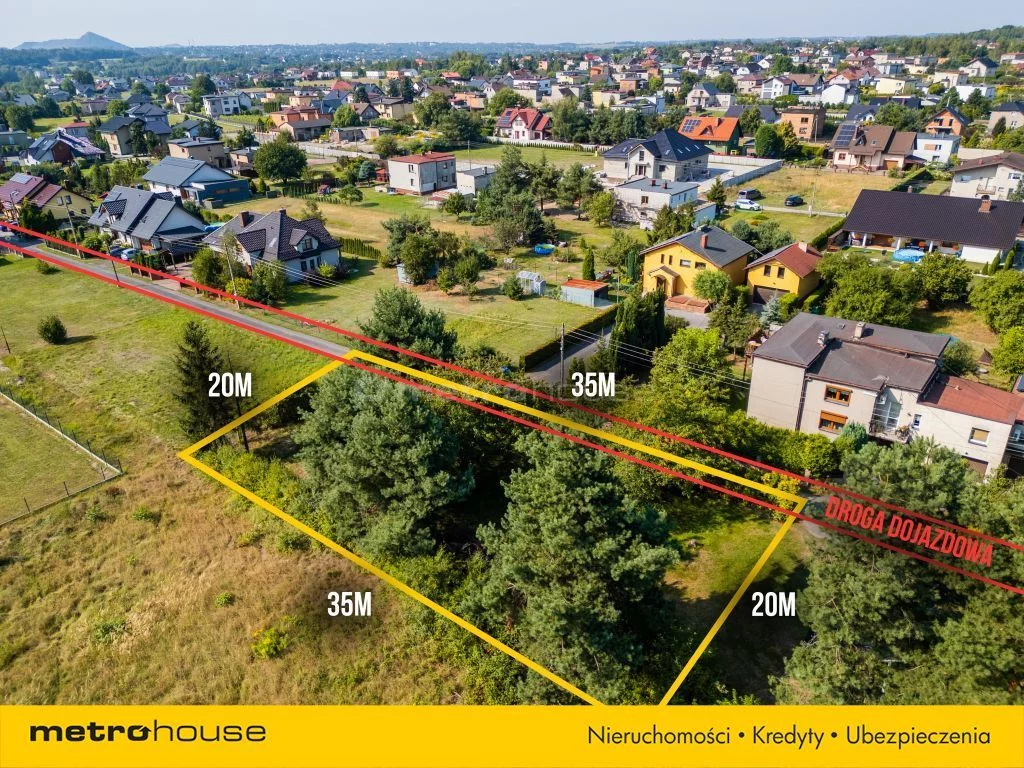 Działka 708,00 m², oferta nr , SGNEZE856, Jejkowice, Poprzeczna