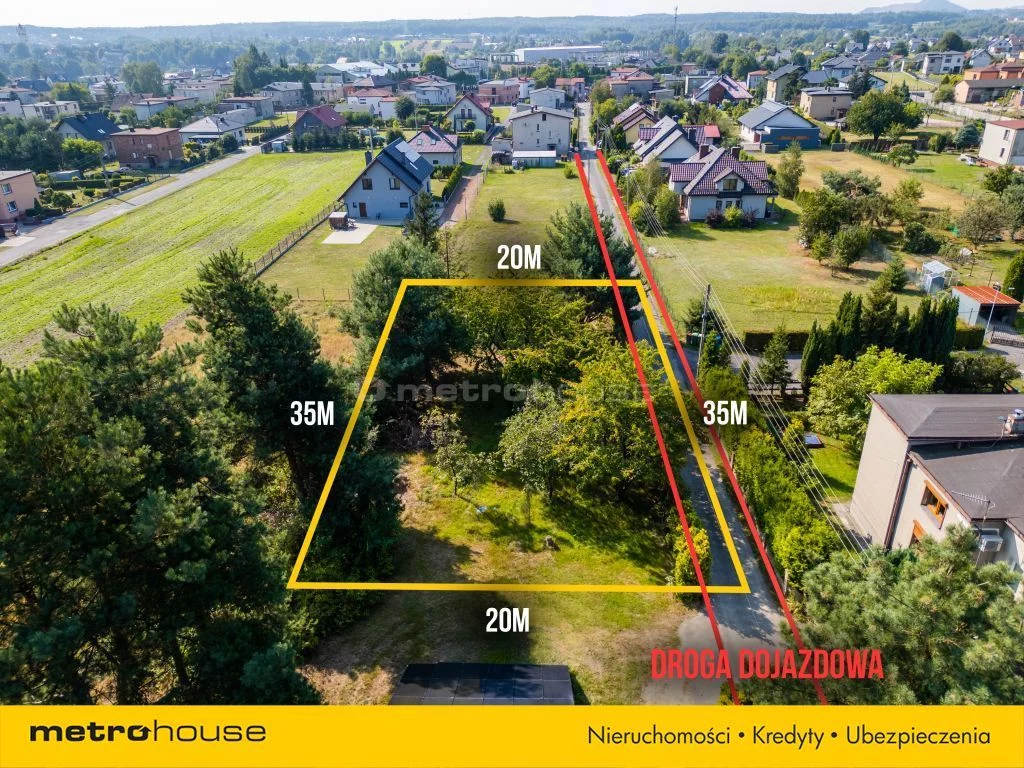 Działka 708,00 m², oferta nr , SGNEZE856, Jejkowice, Poprzeczna