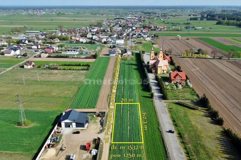 Działka 1 250,00 m², oferta nr , SGHEVY993, Dylewo, Prezydenta lecha kaczyńskiego