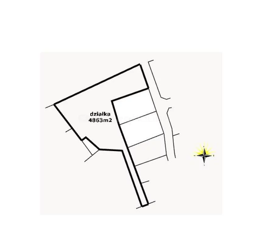 Działka 4 863,00 m², oferta nr , LAPY052, Purda