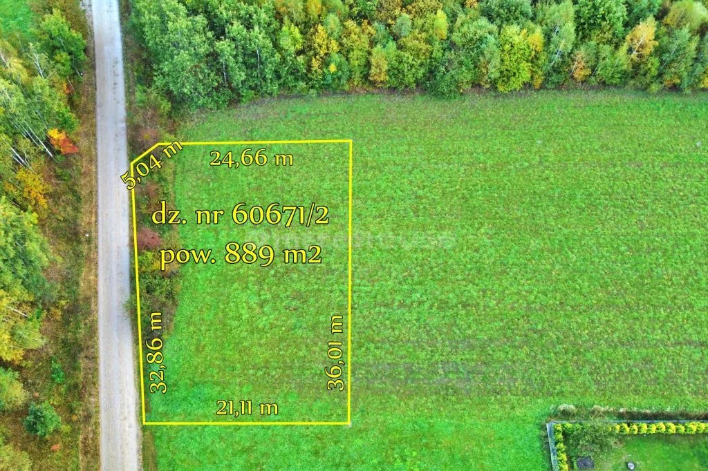 Działka 889,00 m², oferta nr , SGPAPU449, Ostrołęka, Rolna