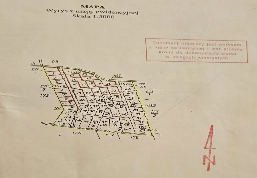 Działka 602,00 m², oferta nr , SGPOCU559, Rumy