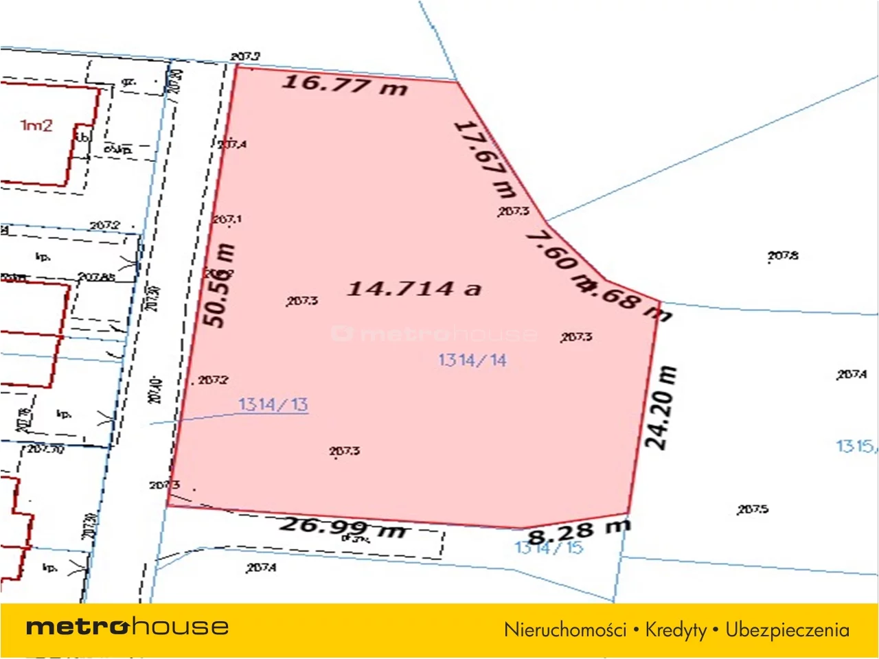 Działka 1 474,00 m², oferta nr , TISU065, Rzeszów, Budziwój