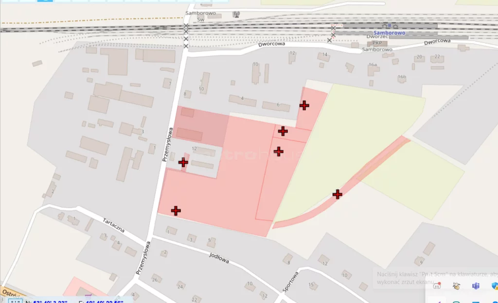 Działka 36 621,00 m², oferta nr , SGZOHO544, Samborowo