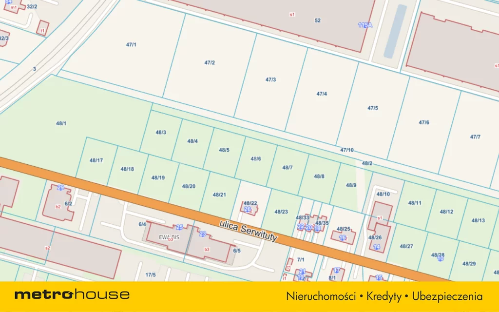 Działka 930,00 m², oferta nr , SGCUJO802, Warszawa, Włochy, Włochy, Serwituty