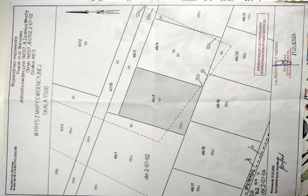 Działka 930,00 m², oferta nr , SGCUJO802, Warszawa, Włochy, Włochy, Serwituty