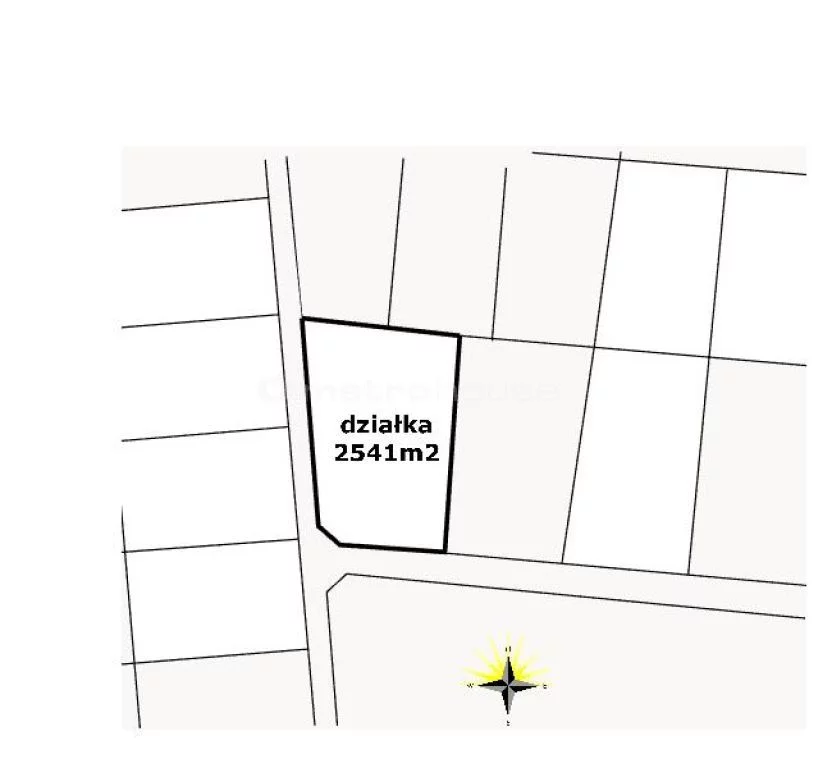 Działka 2 541,00 m², oferta nr , MIMY017, Skomętno Wielkie
