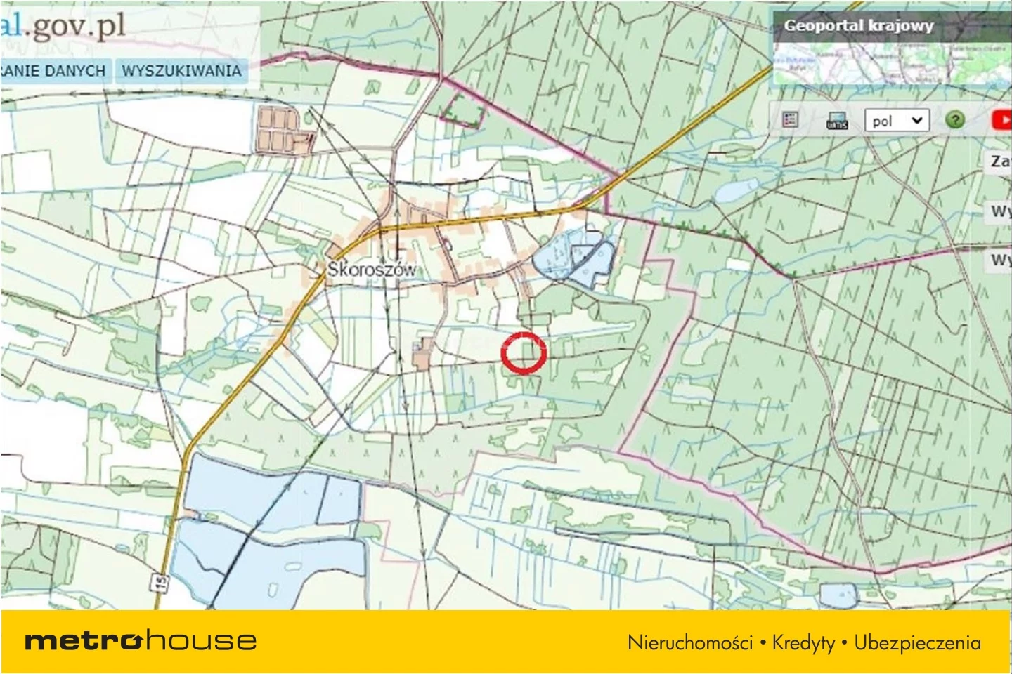 Działka 1 707,00 m², oferta nr , CYHU883, Skoroszów