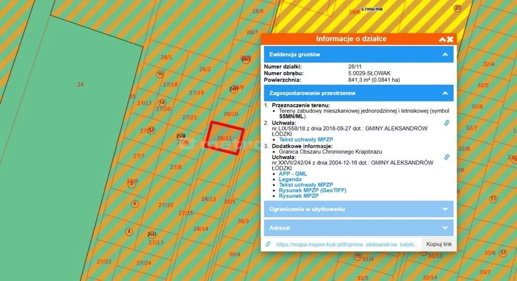 Działka 841,60 m², oferta nr , SGBAVE425, Słowak