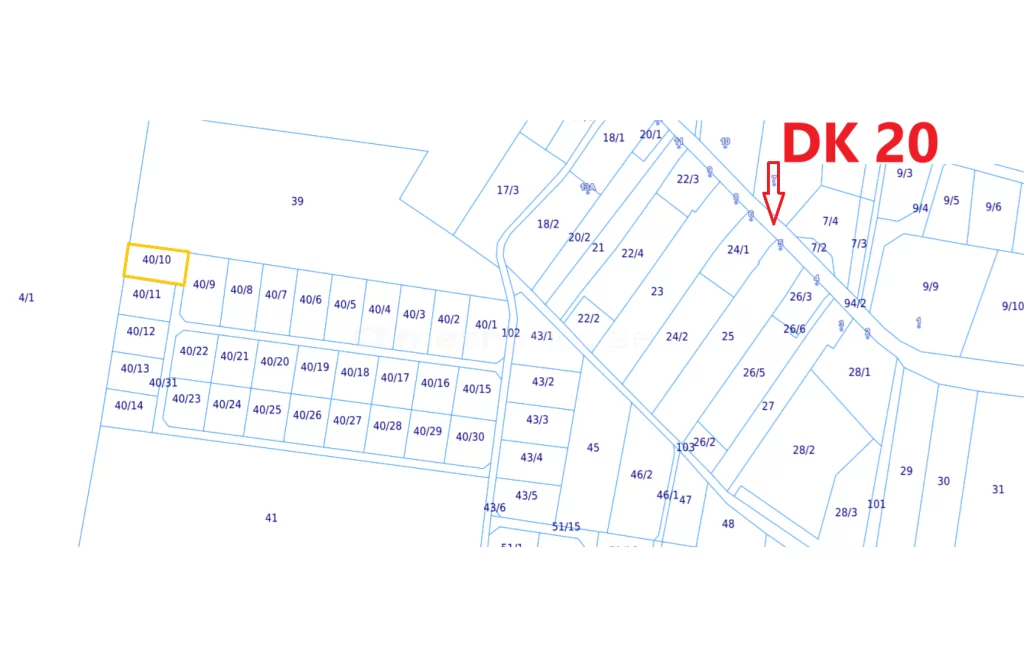 Działka 1 043,00 m², Śmiadowo, Sprzedaż