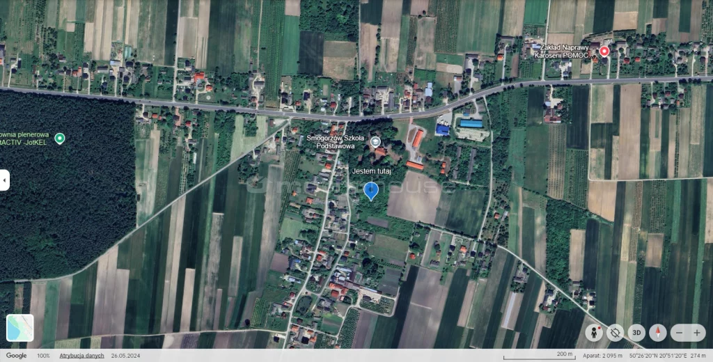 Działka 4 700,00 m², oferta nr , SGFEZE634, Smogorzów