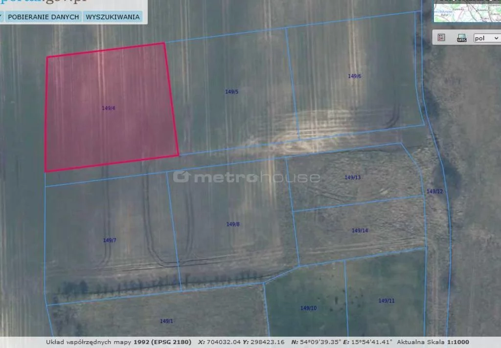 Działka 3 117,00 m², oferta nr , NIKU315, Smolne