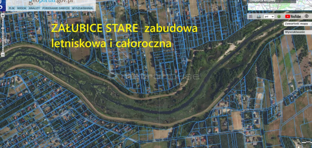 Działka 603,00 m², oferta nr , SGMOPY269, Stare Załubice