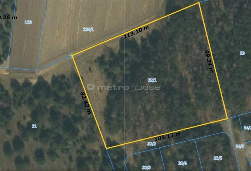 Działka 9 797,00 m², oferta nr , ZYKU774, Stary Adamów