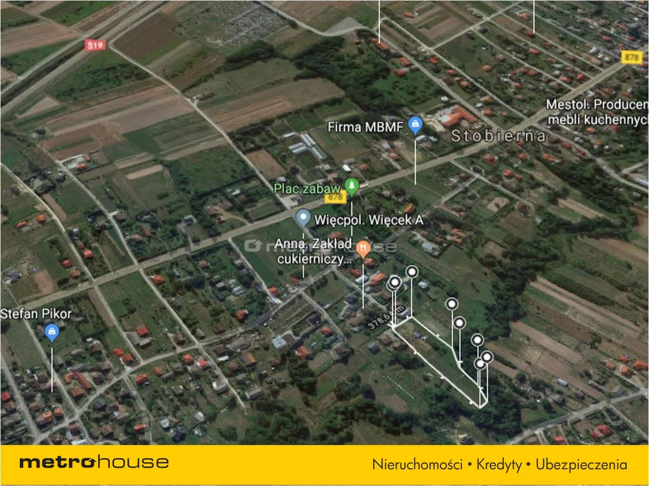 Działka 5 600,00 m², oferta nr , GIMI918, Stobierna