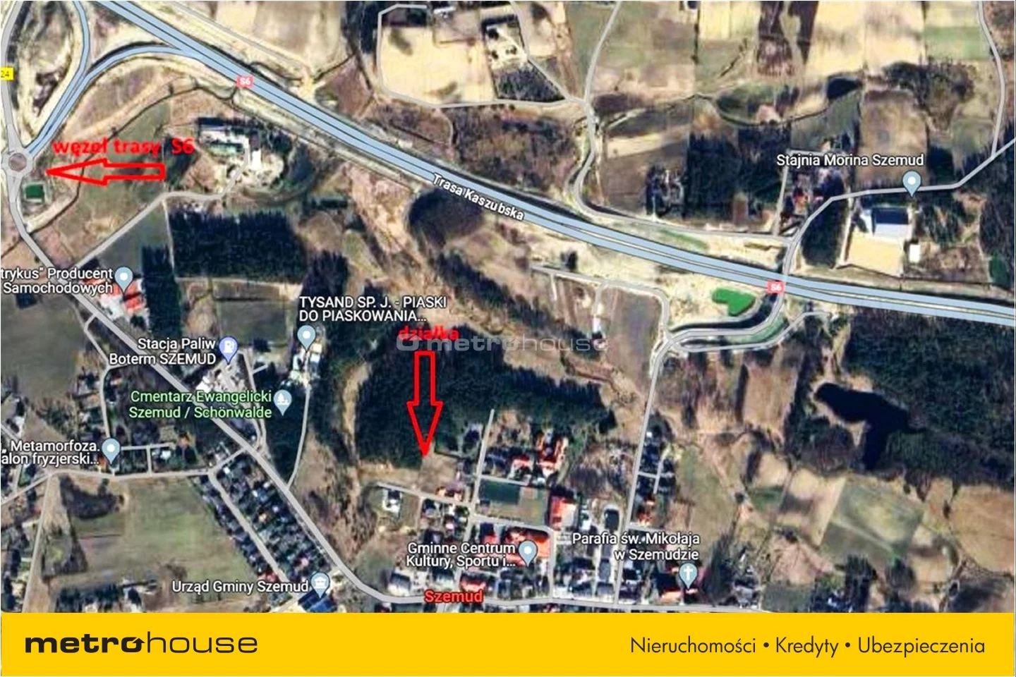 Działka 1 641,00 m², oferta nr , COLO644, Szemud
