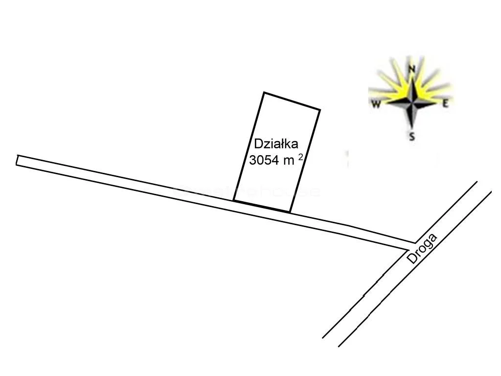 Działka 3 054,00 m², oferta nr , SIRA812, Tereszewo