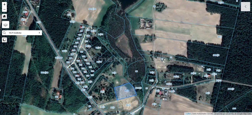 Działka 4 651,00 m², oferta nr , SGGIGE931, Trzebciny