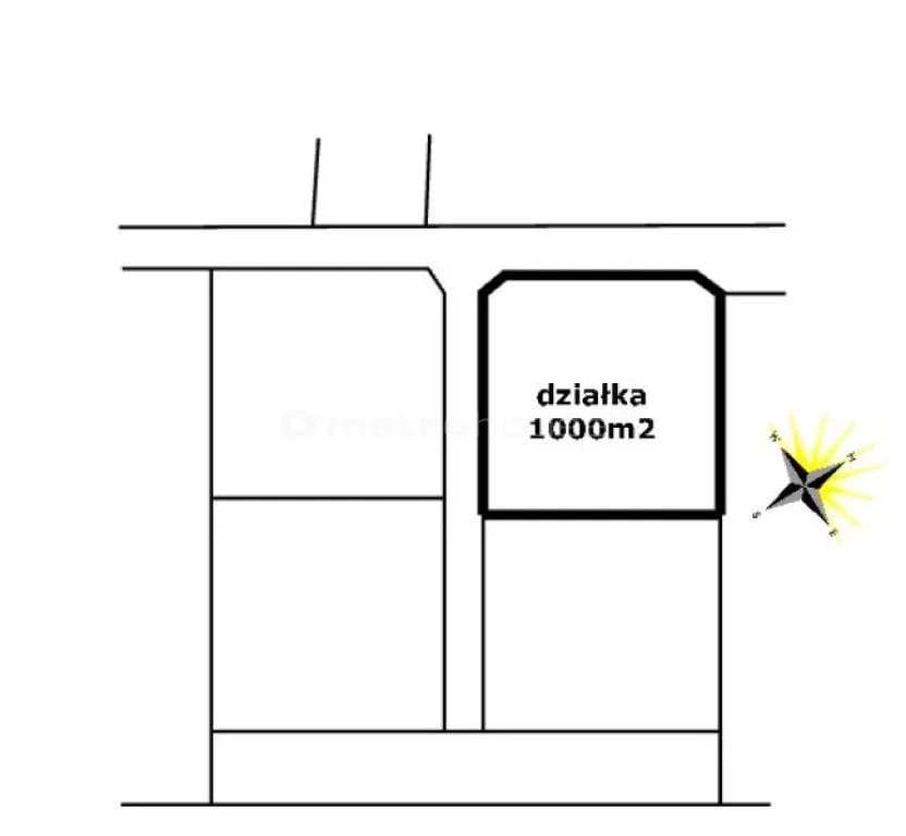 Działka 1 000,00 m², oferta nr , GADA668, Wądzyn