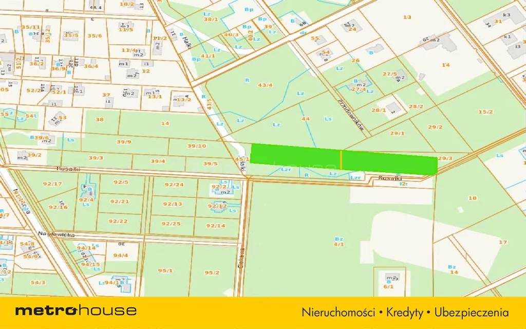 Działka 3 998,00 m², oferta nr , SGNUDI165, Warszawa, Wawer, Wawer