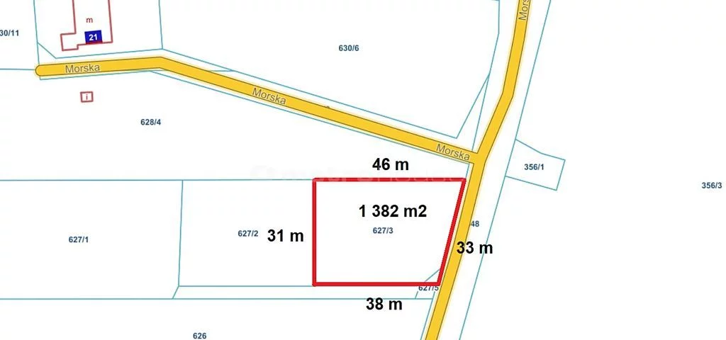 Działka 1 382,00 m², oferta nr , NALA875, Wierzchucino