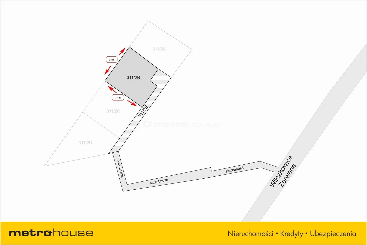 Działka 1 200,00 m², oferta nr , LEME165, Wilczkowice