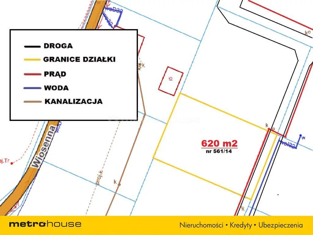 Działka 620,00 m², oferta nr , SGBICE367, Radlin, Wiosenna