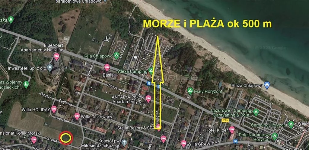 Działka 1 162,00 m², oferta nr , RABY579, Władysławowo