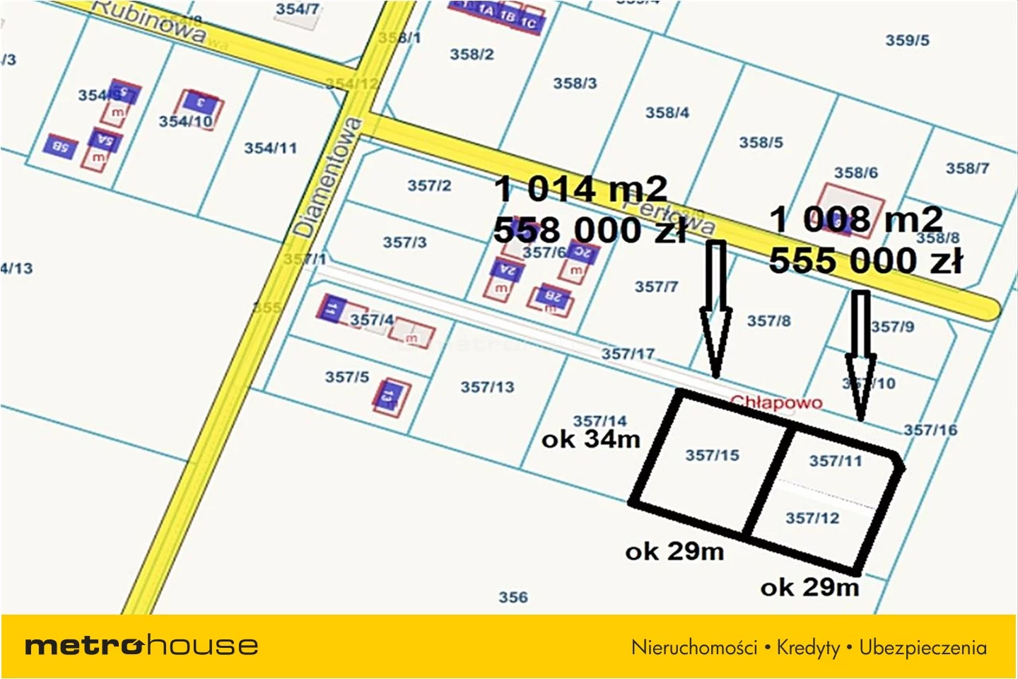 Działka 1 008,00 m², oferta nr , KAZI347, Władysławowo