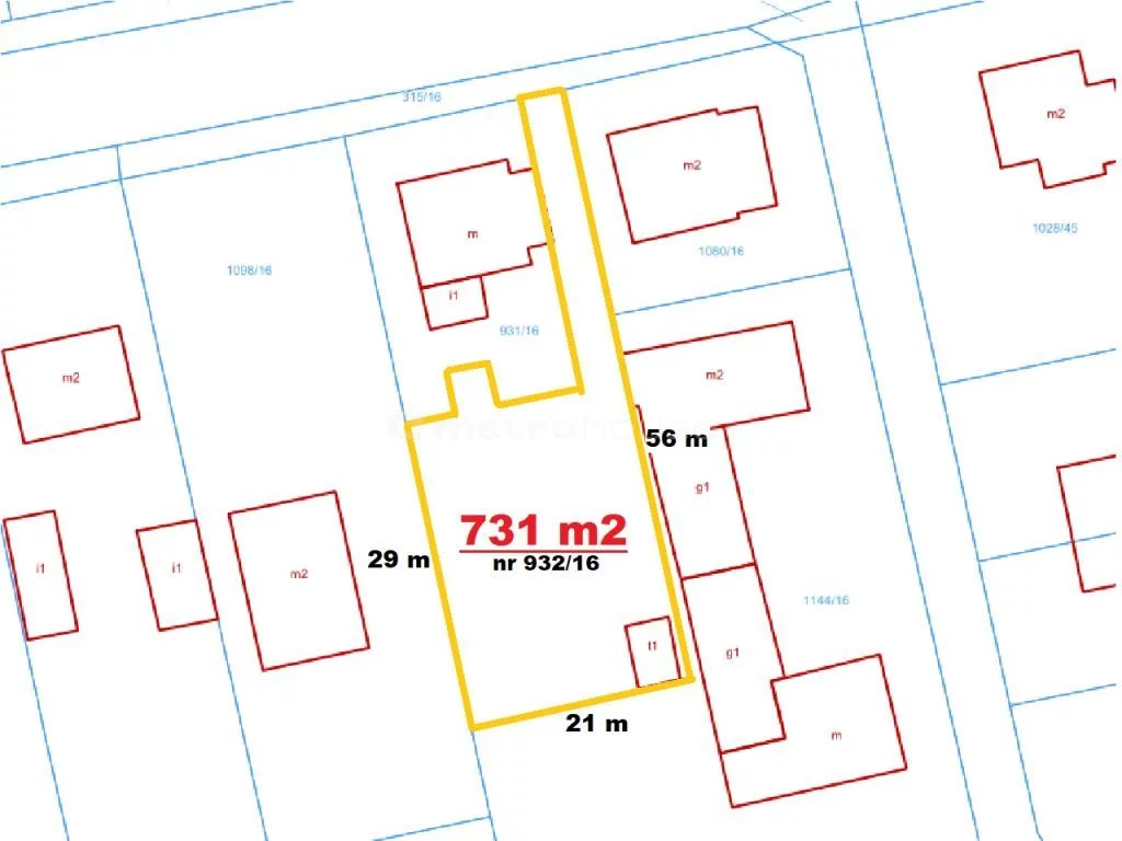 Działka 731,00 m², oferta nr , SGMATU668, Czyżowice, Wodzisławska