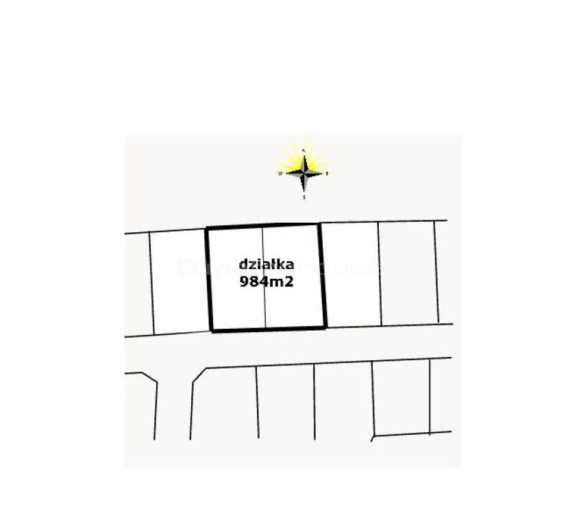 Działka 984,00 m², oferta nr , RINI814, Wrony