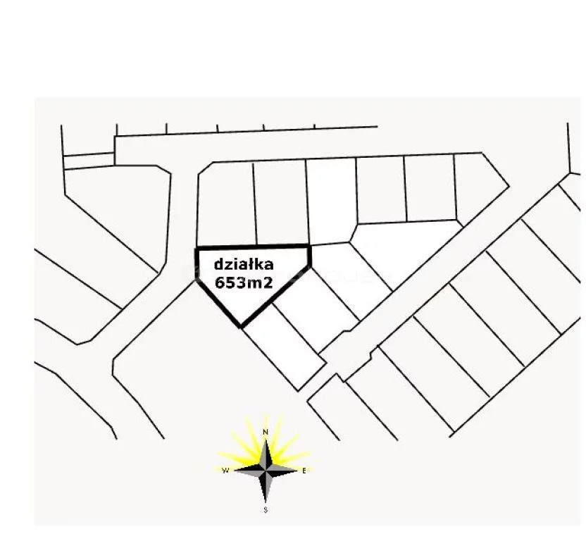 Działka 653,00 m², oferta nr , KYFU710, Wrony