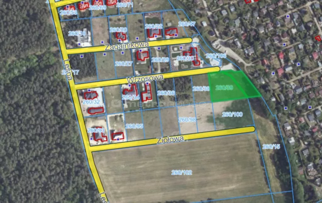 Działka 3 272,00 m², oferta nr , SGLUMU572, Pokrzywnica, Wrzosowa