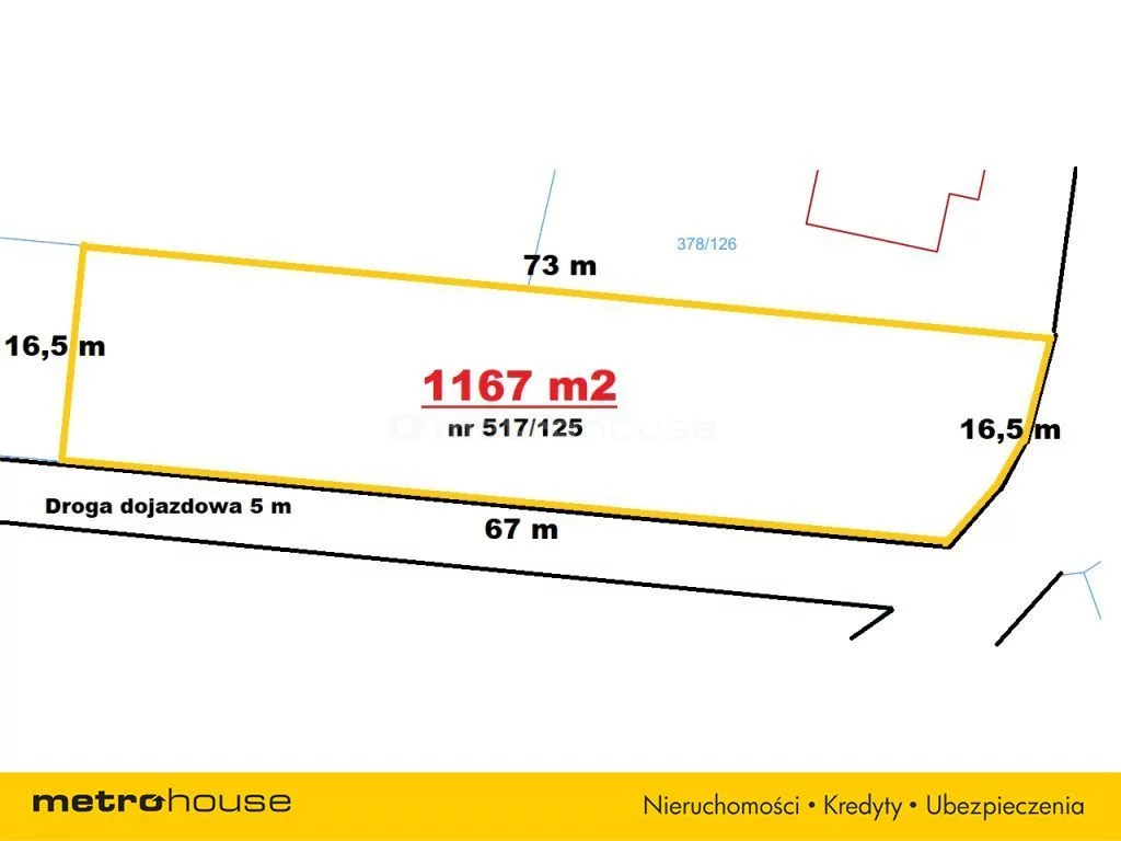 Działka 1 167,00 m², oferta nr , SGBUJO540, Gorzyce, Wyzwolenia