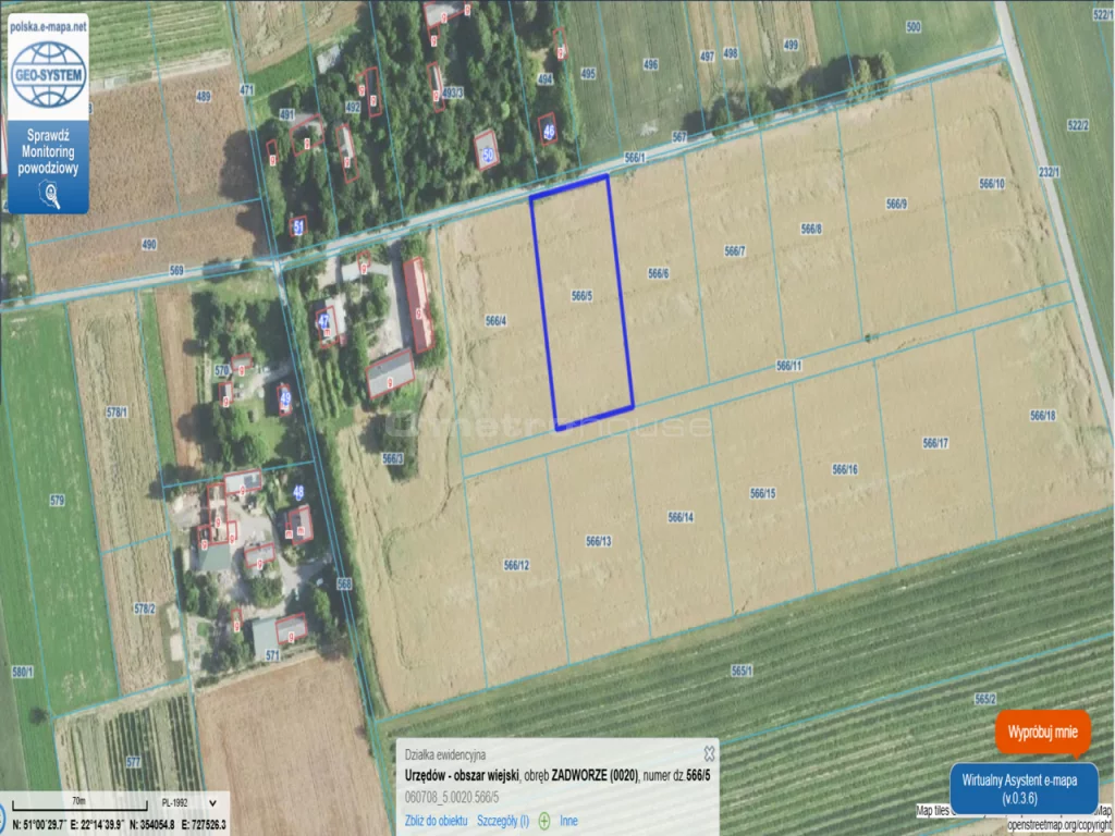 Działka 3 155,00 m², oferta nr , SGZIJO749, Zadworze
