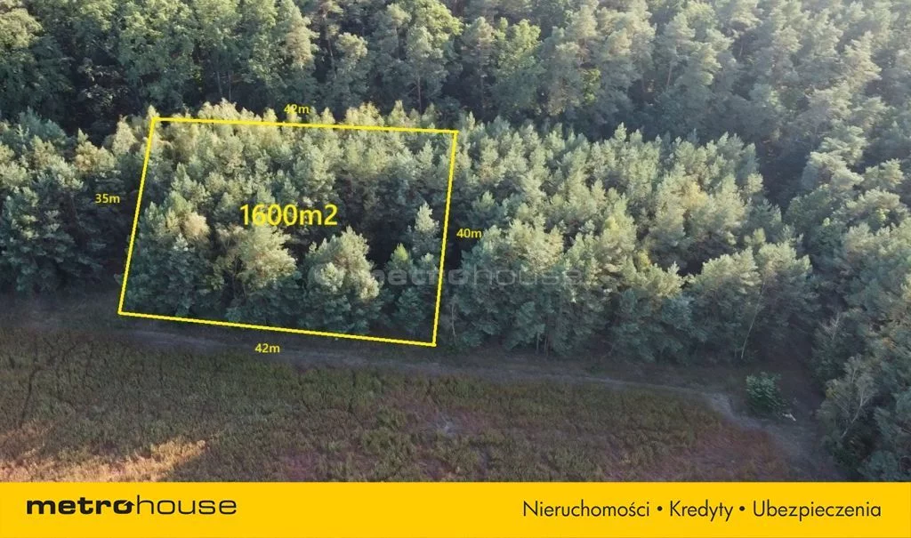 Działka 1 597,00 m², oferta nr , SGRUFU719, Zalesie Borowe
