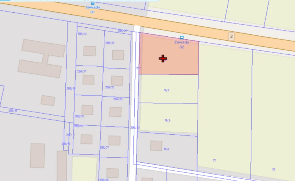Działka 2 197,00 m², oferta nr , SGKIHY883, Zawady