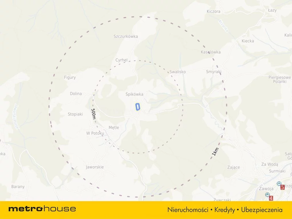 Działka 868,00 m², oferta nr , SGZEJY673, Zawoja