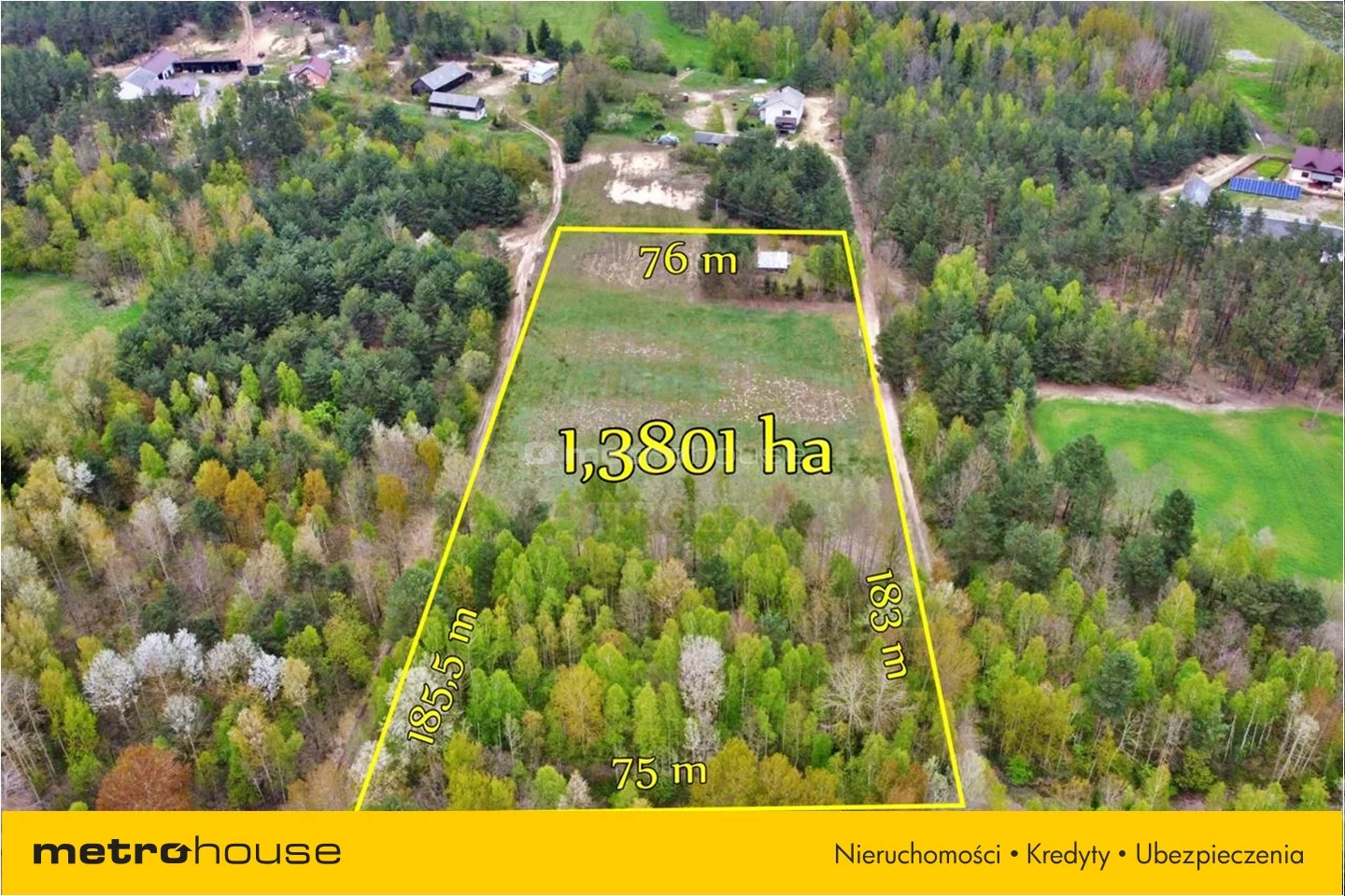 Działka 13 801,00 m², oferta nr , LAPY461, Żelazna Rządowa