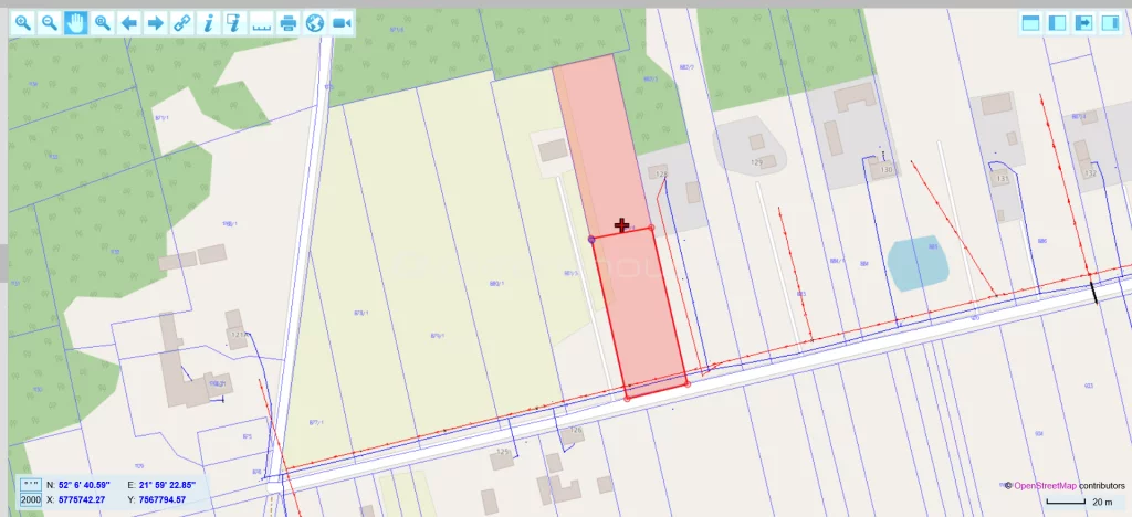 Działka 2 965,00 m², oferta nr , SGCORU672, Żeliszew Duży