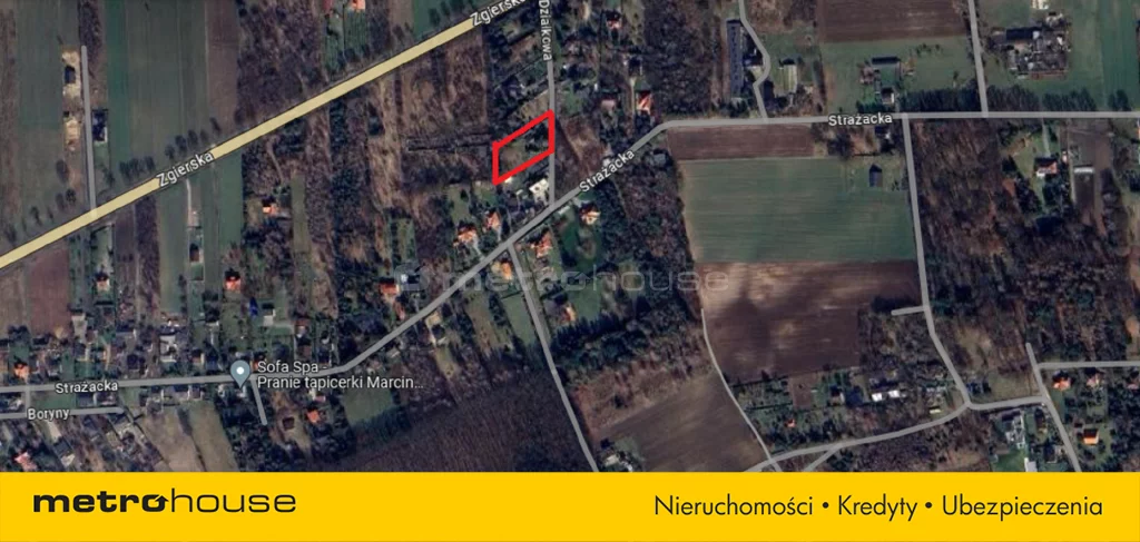 Działka 1 913,00 m², oferta nr , SGZOGY978, Skotniki, Zgierska